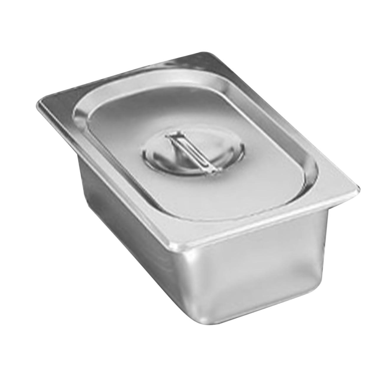 Piatto Coperchio Set Inox Buffet 2 Acciaio Rettangolare
