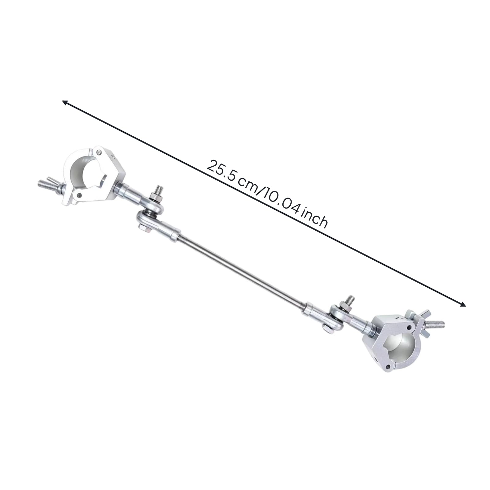 Connettore Carrello Giunto Rimorchio Asta Collegamento Accoppiatore Carrelli Lega di Alluminio Durevole con Hardware Antivibrazione E Angolo