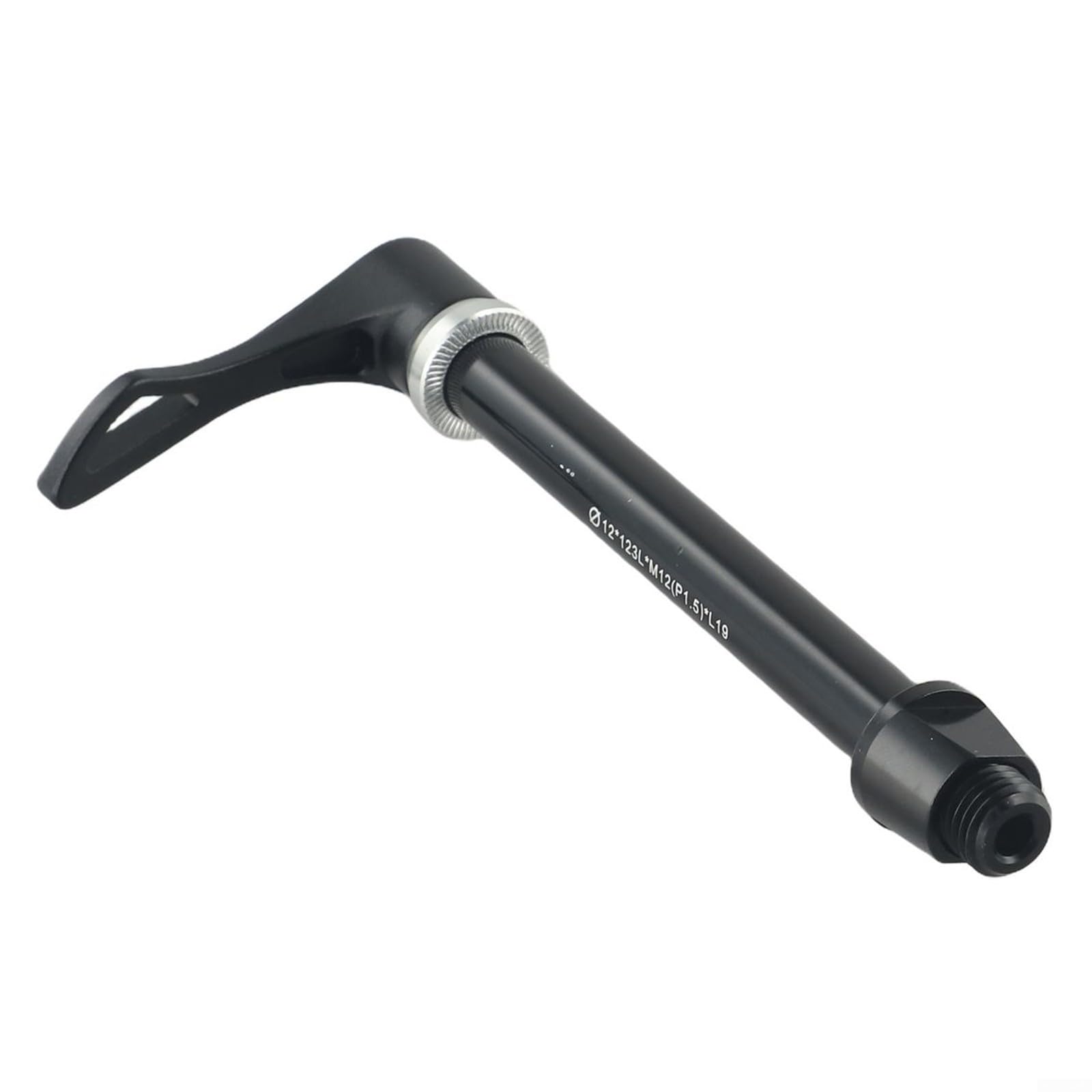 Bicycle Hub Thru Axle Adapter Boost Forks Quick Release Thru Axle With Handle Bike Bicycle Front Fork Spindle Lock For MTB Or Road Bicycles(12x100mm)