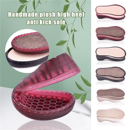 Slippers Rubber Outsoles Handmade Hook Velvet Shoes Shoes Antislip Crochet Needles Slippers Sole DIY Hand Knitting Materials3