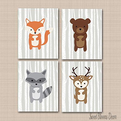 woodland wall art nursery