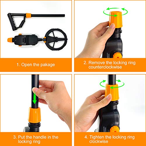 Lichte metaaldetector, metaaldetector voor kinderen, metaaldetectoren, metaaldetector, detectiediepte instelbare… - Image 4