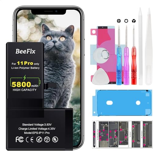 Akku für iPhone 11 PRO 5800mAh hohe Kapazität mit Reparaturwerkzeugen