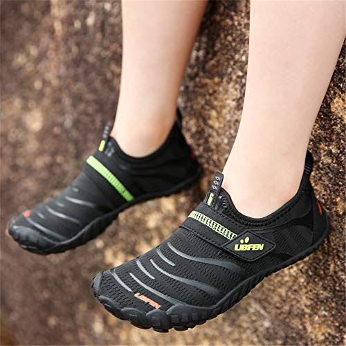 Image of UBFEN Water Shoes for Kids Boys Girls Aqua Socks Barefoot Beach Sports Swim Pool Quick Dry Lightweight Toddler Little Big Kid | Lightweight, Barefoot-style, Perfect for Water parks, Beach, Pool, Kayak, Creek Hiking, Camping, Toddler, Little Kid, Big Kid