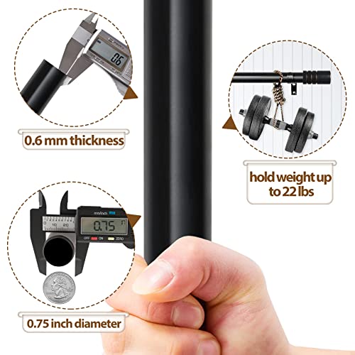 Kamanina TW-010030281-US-F1 2 Pack Curtain Rod 28 To 48 Inches thumb #4