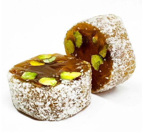 Image of NY Spice Shop Malban Pistachio Coconut Roll - 3 Pound Middle Eastern Coconut Flakes Malban