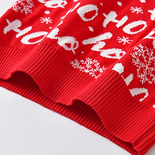 Children Warm Tops Toddler Boys Girls Christmas Cartoon Dinosaur Santa Prints Sweater Long Sleeve Warm Tops4