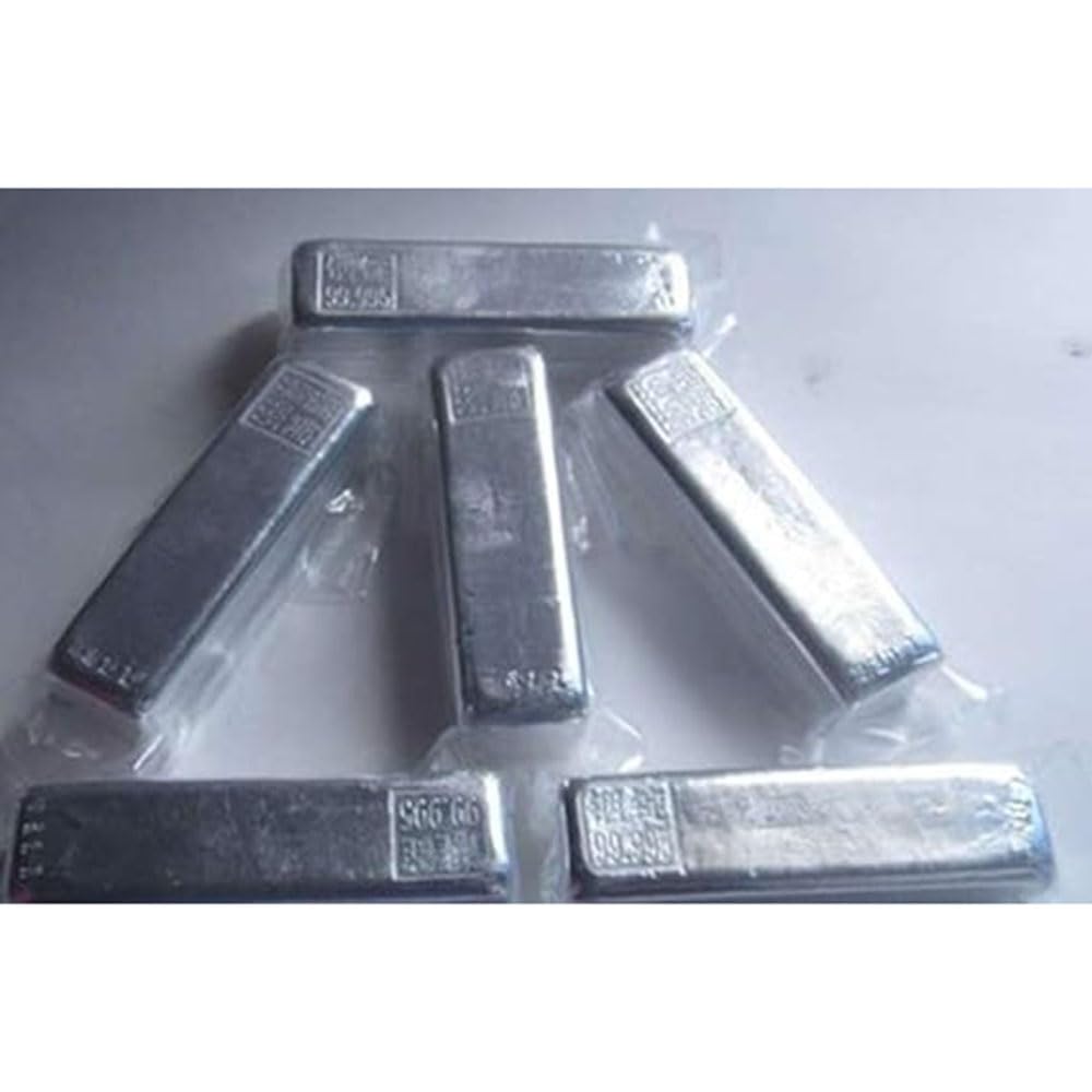 FOTN High Purity Indium Block 4N5 Indium Ingot Pure Indium Ingot Pure Indium Block 500g