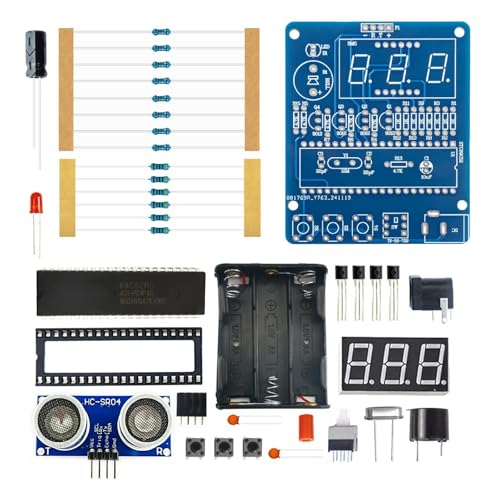 BUBEFSKD Télémètre à ultrasons simple, mesure de distance, soudure, module ultrasonique, projet de soudure, module de détection d'obstacles