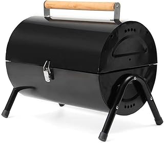 Makang Giardino Esterno Barbecue Grill Barile Nero Portatile Grill Pieghevole Pentole Barbecue Accessori per Utensili Campeggio Carne Party