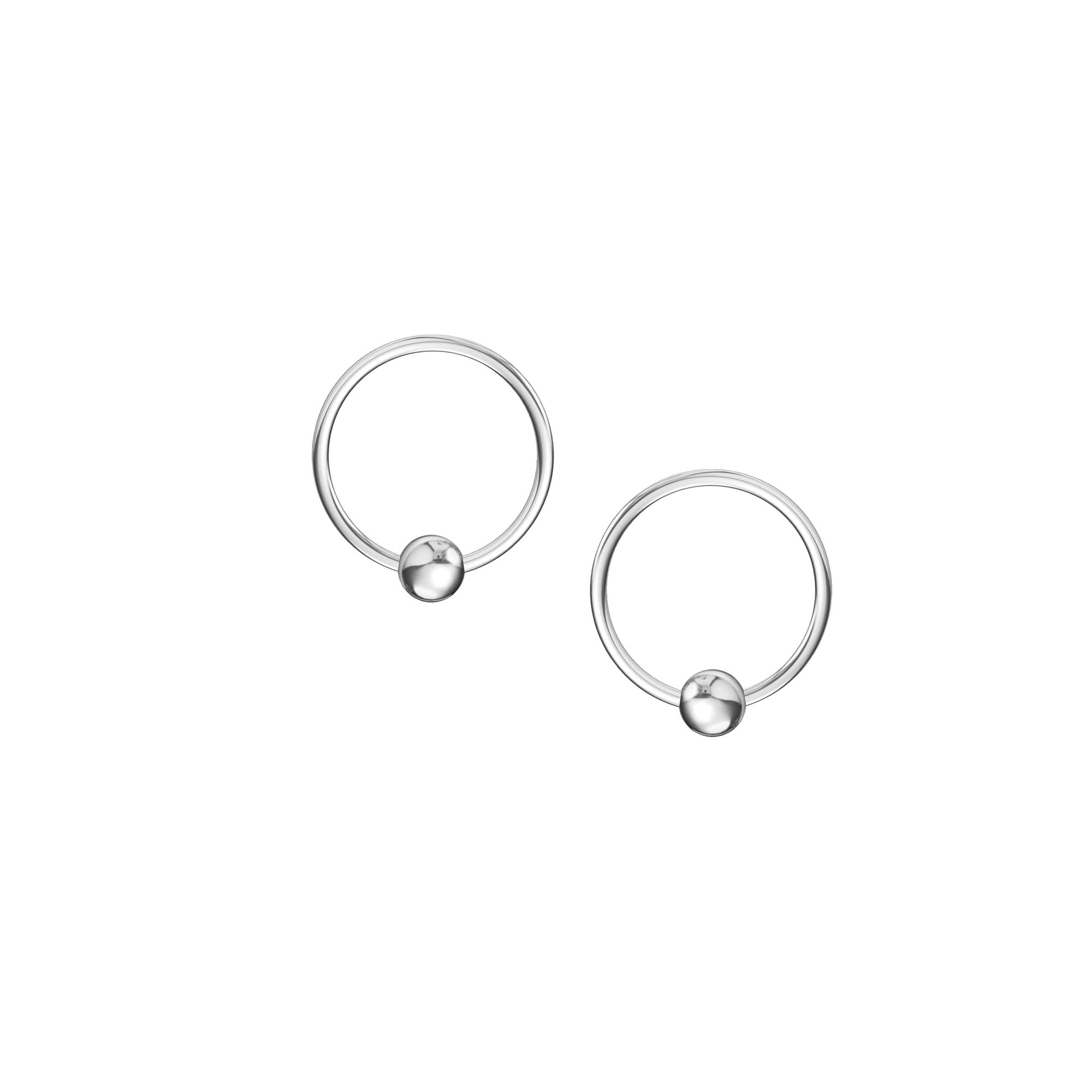 SIVYAA Pure Sterling Silver Small Ball Round Hoop Bali Huggie Earrings for Boy Girl Men Women | Nose Ring | Multi Upper Body Piercing Jewelry for Cartilage Septum Tragus Counch Helix Daith Rook, 8mm (B0BGM7S37T) Amazon Price History, Amazon Price Tracker