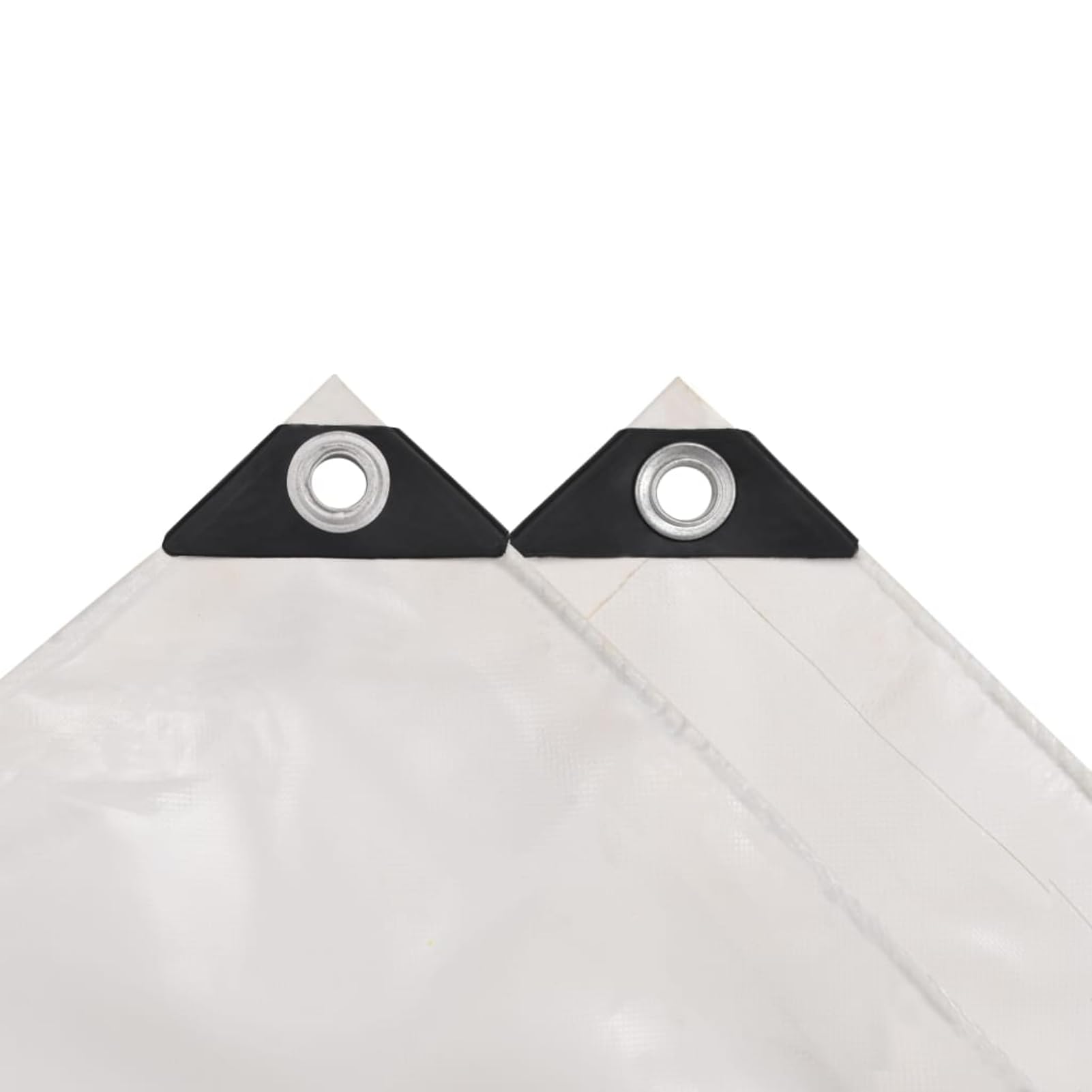 Homgoday Telone 650 g/m² 1.5 x 6 m Bianco, Telone Impermeabile per Esterno, Telone Campeggio Antipioggia,Teloni Tela con Rivestimento in PVC Telo con Occhielli per Lettino Pavimento Spiaggia