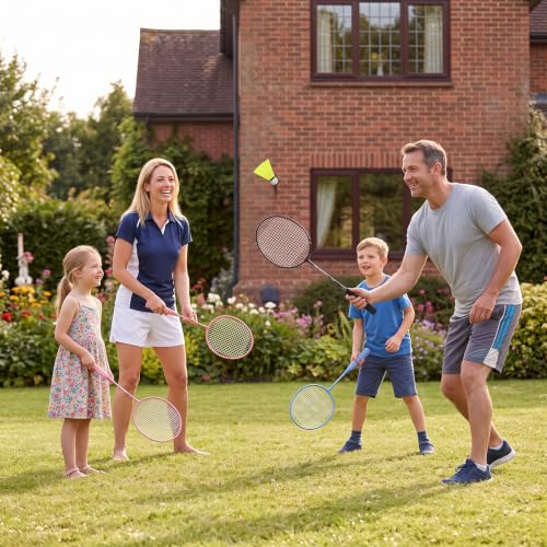 Image of Badminton Set for Family Lightweight Rackets