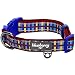Blueberry Pet 5 Patterns Soft & Comfy Scottish Adventure Madison Stripes Designer Padded Dog Collar, Medium, Neck 14.5"-20", Adjustable Collars for Dogs