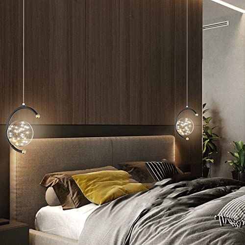 Lustre LED de conception étoilée dorée luminaire luxe salon - 3