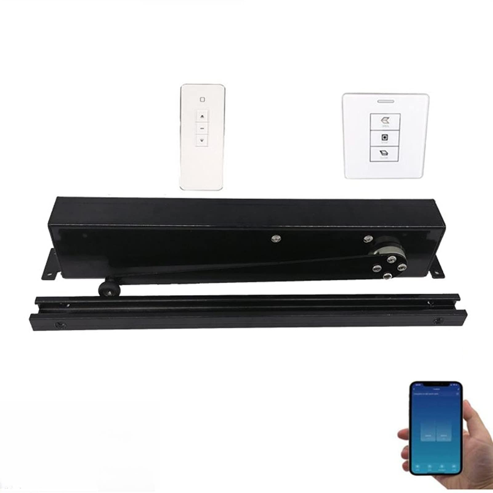 Motore Cancello Scorrevole, Smart Home Office Elettrico Automatico Automatico GUSTORE APERTURATORE APERTATORE ATTURATORE 2 4 VDC.(Kit 4)
