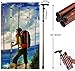 JIYTG Adjustable Folding Walking Stick Walking Stick for Men Women Portable Walking Stick to Balance Mobility Lightweight Foldable with Carrying case