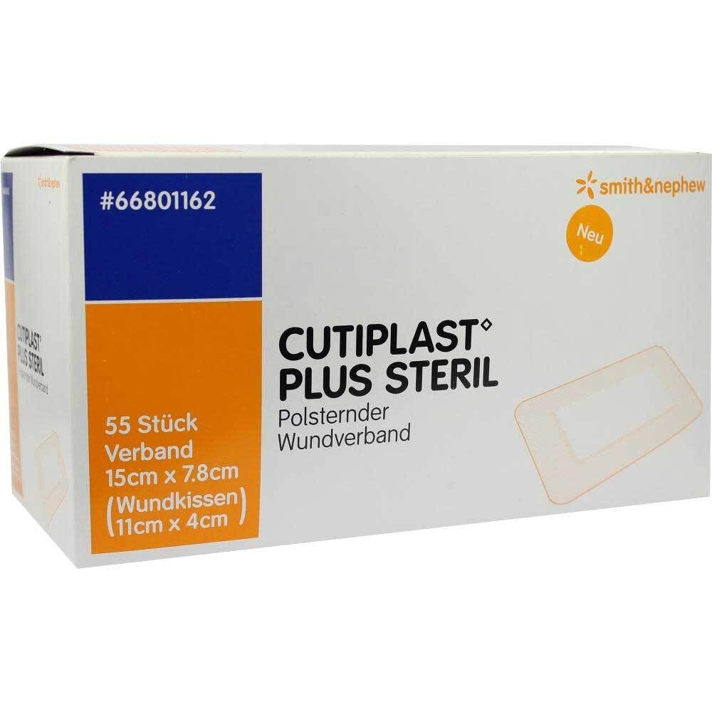 Cutiplast 66801162 Verbände, Plus Steril, 15 cm x 7,8 cm (55-er pack)