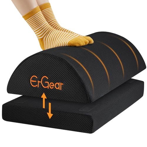 ErGear Foot Rest for Under Desk at Work with 2 Height Options, Under Desk Footrest with Ergonomic...