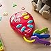 Lollipop Kids Car Keys Sensory BabyToy: Teething Keys, Baby Rattle, All in One! Sensory Toys for Babies and Toddlers. Adventure Ready Batteries Included