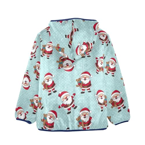CHIFIGNO Cute Santas Teddy Bears Boys Winter Jacket Warm Fall Jacket for Boy 3T2