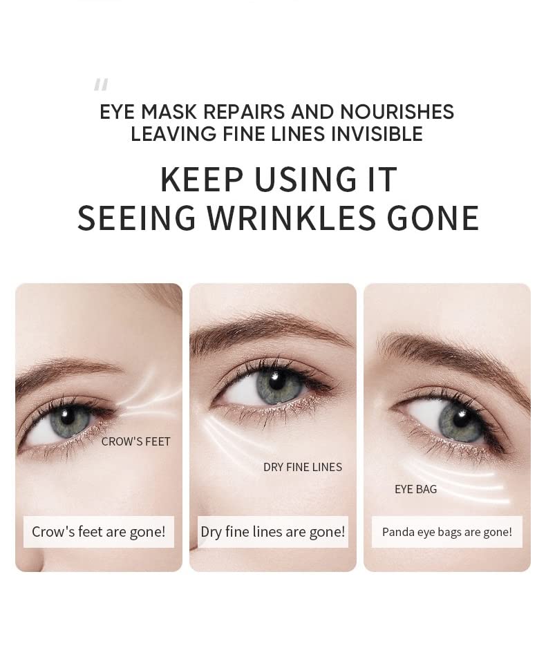 Miniatura 7 de Parches de máscara de ojos totalmente naturales (8 pares de 8 colores) de colágeno, antiarrugas, antienvejecimiento, ojeras hinchadas, almohadillas