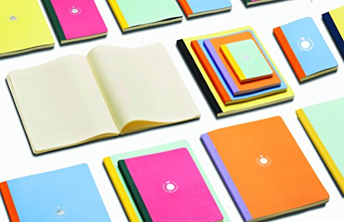 Image of FlexBook Smartbooks Notebook 160 Pages Ruled 9 x 14 cm Couverture Vert Clair /Dos Jaune