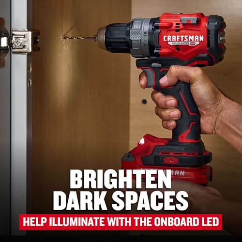 Image of CRAFTSMAN V20 1 /2 Inch Drill /Driver Kit with 2 Batteries and Charger (CMCD725D2)