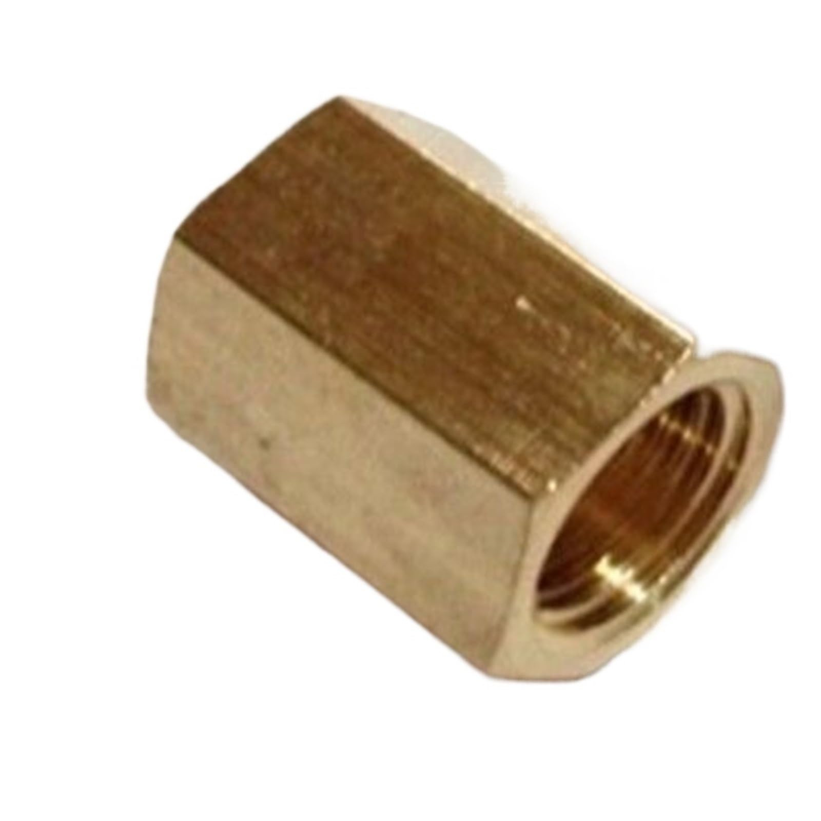 VXAXPOHZA 5pc M10x1mm Female Thread Brass Pipe Fittings Hex Nut Rod Connector Coupling
