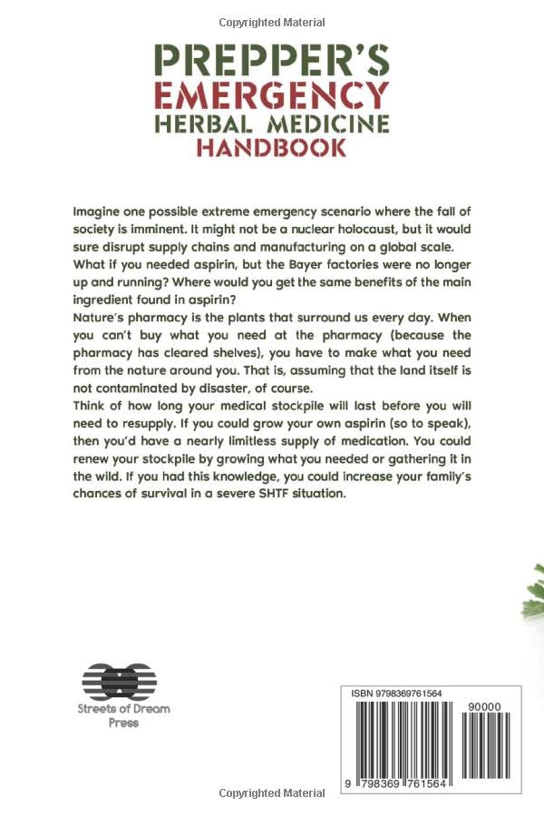 Miniatura 2 de Preppers Emergency Herbal Medicine Handbook Over 100 Essential Plants & Herbs that Every Doomsday Prepper Should Know Survival Medicine for When