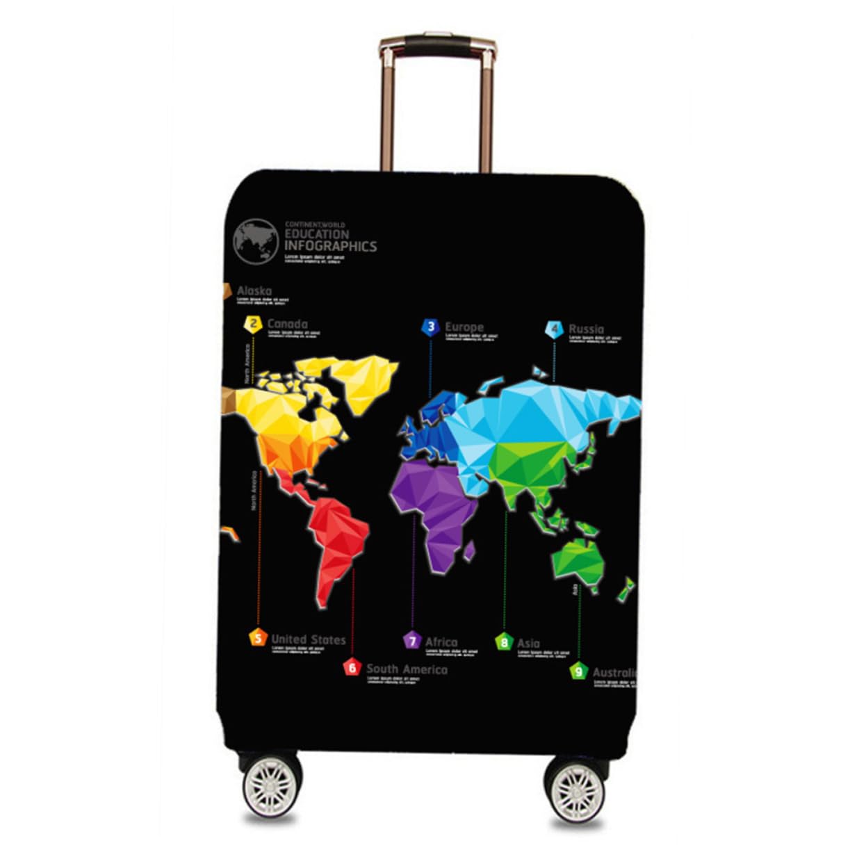 Funda Protectora para Maleta de Viaje Talla S de Poliéster y Spandex