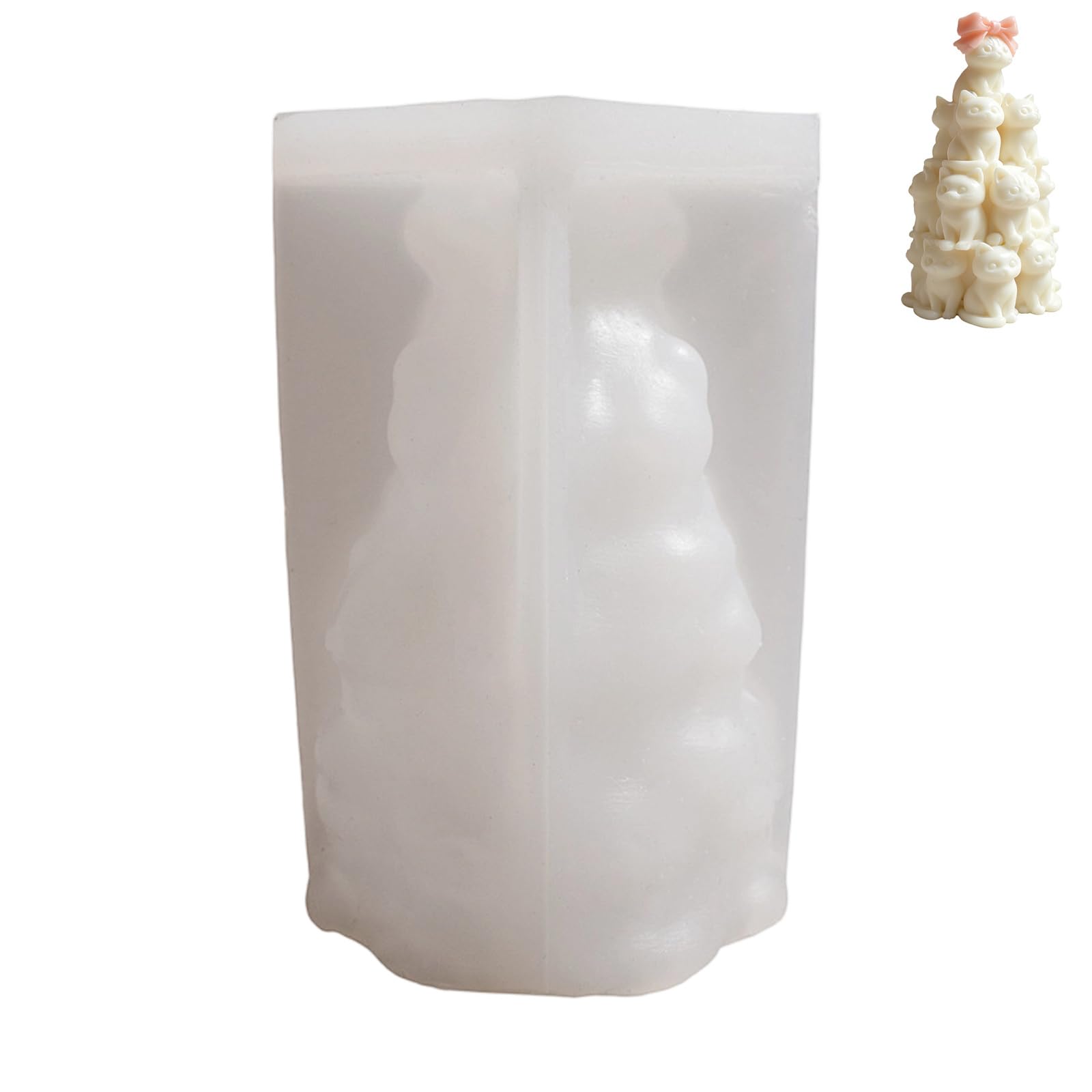 Shntig Stacking Silicone Molds Animal Shape Silicone Heatproof for Making Soap Chocolate Baking Elastomer Cast