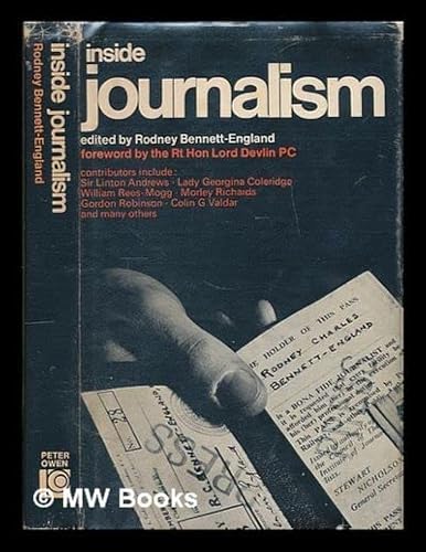Inside journalism / edited by Rodney Bennett-En... B0055PE9XY Book Cover
