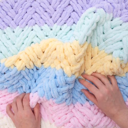Fil chenille épais en velours pour réussir une couverture de bébé douce sans effort - 4