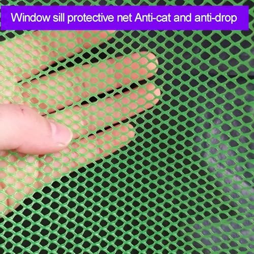 Filet de protection anti-oiseaux résistant aux UV - Clôture légère en plastique vert (0,5 x 5 m) pour semis, plantes, jardin, efficace