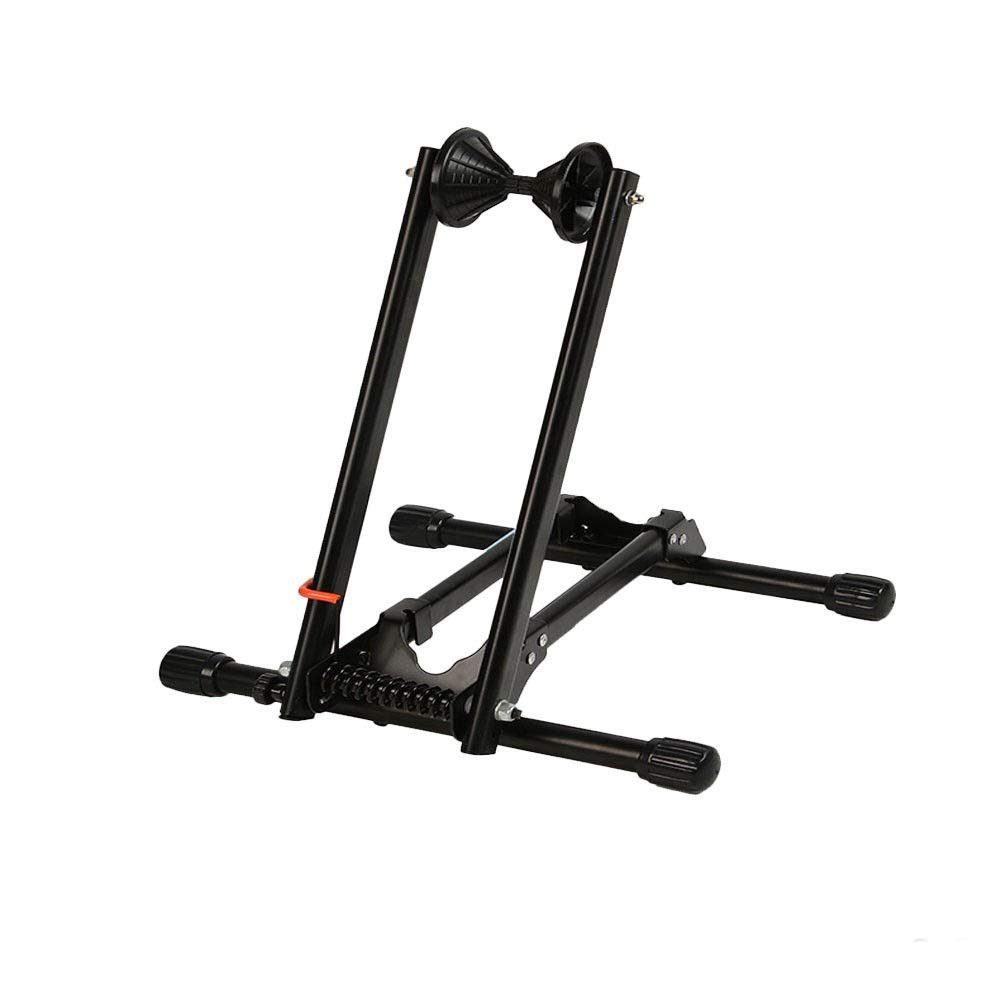 SHREDBROTHERS Fietsstandaard, e-bike, oprolbaar, afstelstandaard, stabiele bodemparker, MTB-standaard voor banden van 26 - 29 inch, fietsstandaard, garage