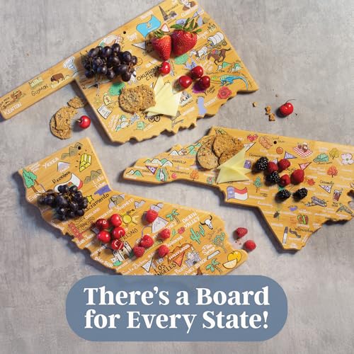 Tabla de cortar con diseño Texas de Bambú miniatura 5