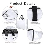 4 Pack Wreath Storage Bag, 26 Inches 90 L Wreath Storage Container, Reinforced Handles & Smooth Zippers, Foldable Large Storage Bags for Christmas/Seasonal Wreaths, Clothing, Bedding, Blankets, Toys - Image 3