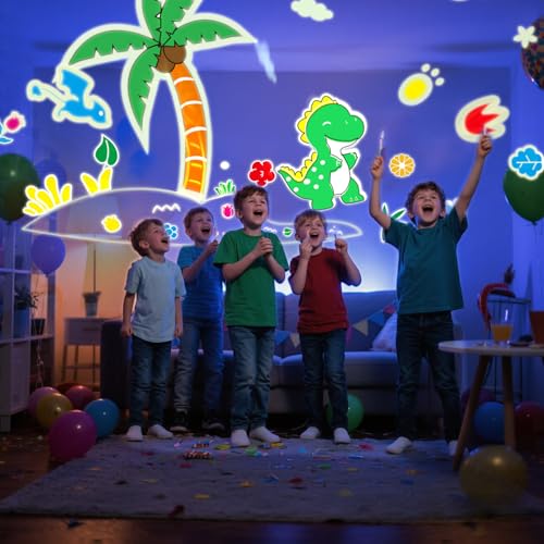 Baby Night Light Projector, Dinosaur Night Light for Kids with 3 Projection Theme 360°Rotate Baby Night Lamp with Remote Timer, Party Decor Dinosaur Toys for Boys Birthday Gifts Xmas Stocking Fillers - Cosy Home Interiors Baby Night Light Projector, Dinosaur Night Light for Kids with 3 Projection Theme 360°Rotate Baby Night Lamp with Remote Timer, Party Decor Dinosaur Toys for Boys Birthday Gifts Xmas Stocking Fillers - Image 5