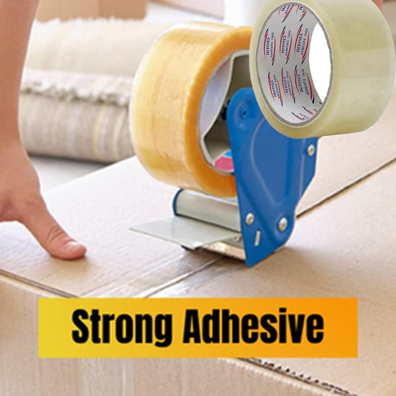 Image of Transparent Cello Tape 2 Inch Multipurpose Clear Tape For Home And Office Use, Decorating And Diy Industrial Packaging Tape Box Packing 100 Meter Pack of 3