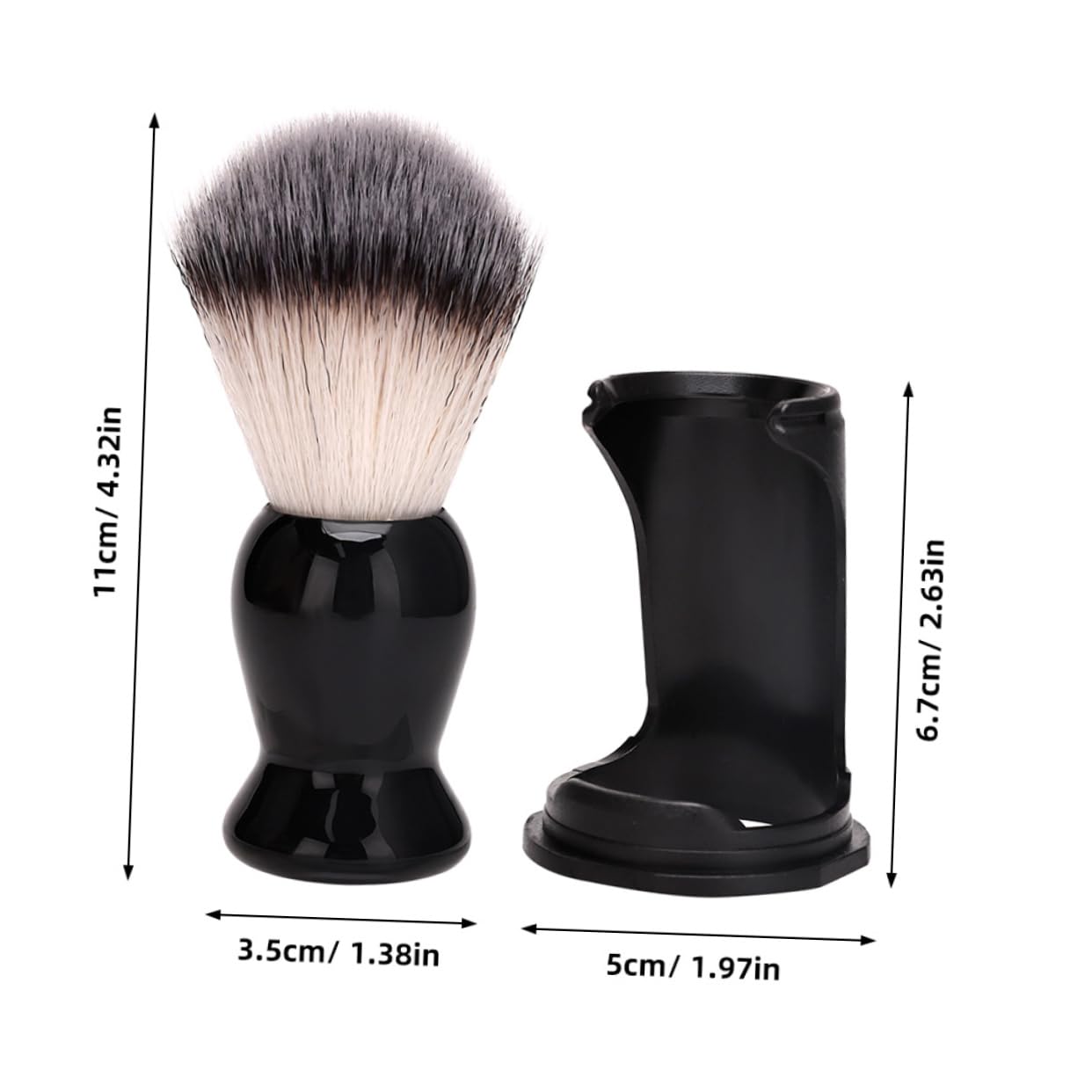 BELLIFFY Beard Brush for Men Shaving Brush Set Beard Grooming Kit Male Hair Salon