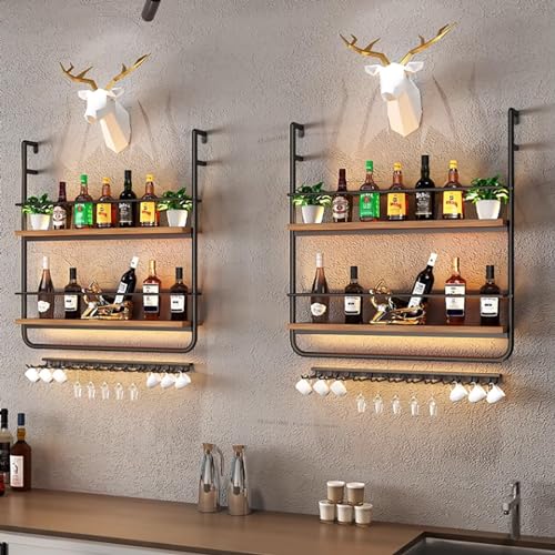 Étagère de rangement murale à vin pour optimiser les petits espaces - 3