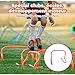 harayaa Agility Training Hurdles Football Speed Equipment Agility Hurdle Obstacle Fitness Speed Workout Material Suitable for Basketball Volleyball So, 40cm