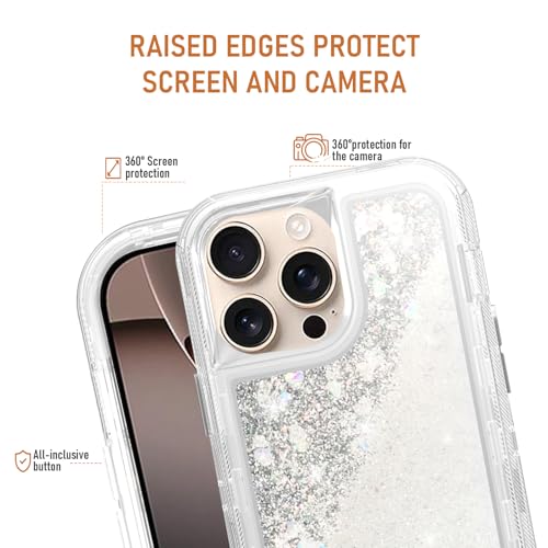 Coque iPhone 16 Pro paillettes pour soirées et sorties urbaines - 2
