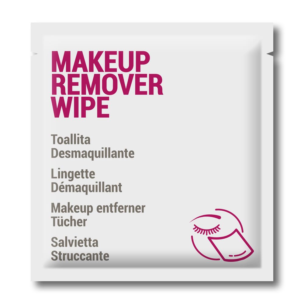 GPQ - Toallita Desmaquillante | 250 Und. | Amenities Limpiador Facial | Hidratante - Piel Suave - Sin Parabenos - Biodegradable | Hotel, B&B, Casa Rural, Camping, Crucero... | Fabricado en España