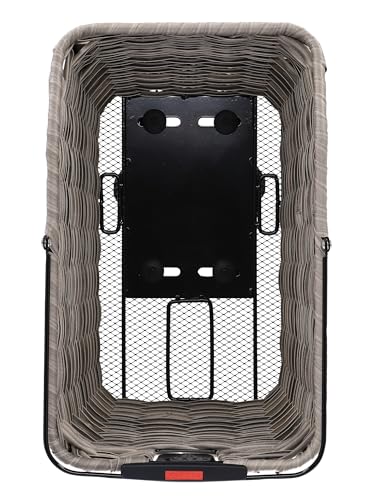 KLICKFix Structura GT Korbklip Fahrradkorb, Schilf Grau, 20 x 24 x 44 cm, 18 l