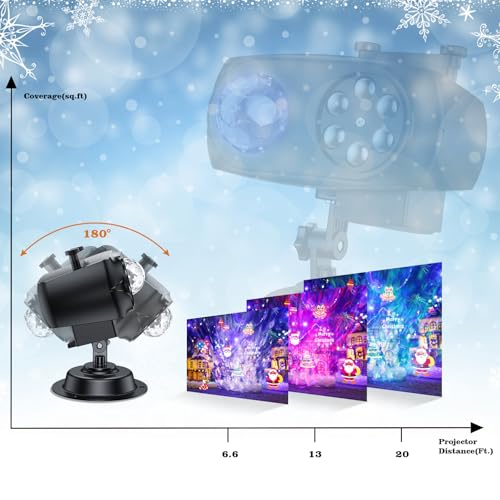 Cosy Life SE508-012 Halloween Christmas Projector,Outdoor Light thumb #3