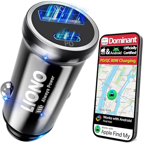2026 NEW Car GPS Tracker for Vehicles Hidden Vehicle Tracker Device with Rechargeable Battery Compatible with iOS & Android Anti-Theft Car Locator Parking Finder No SIM Card No Monthly Fee