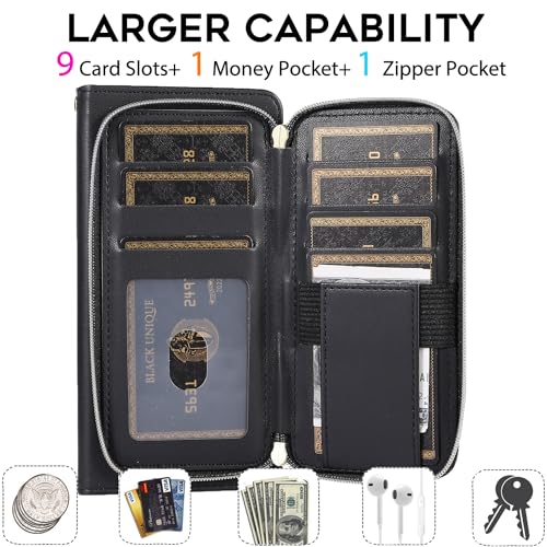 Étui pour Google Pixel 8a portefeuille cuir avec compartiments cartes cœur - 4