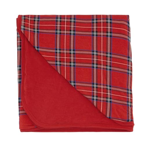 Image of Little Sleepies Holiday Cloud Blanket, 50 inch x 50 inch, Large, Holiday Plaid